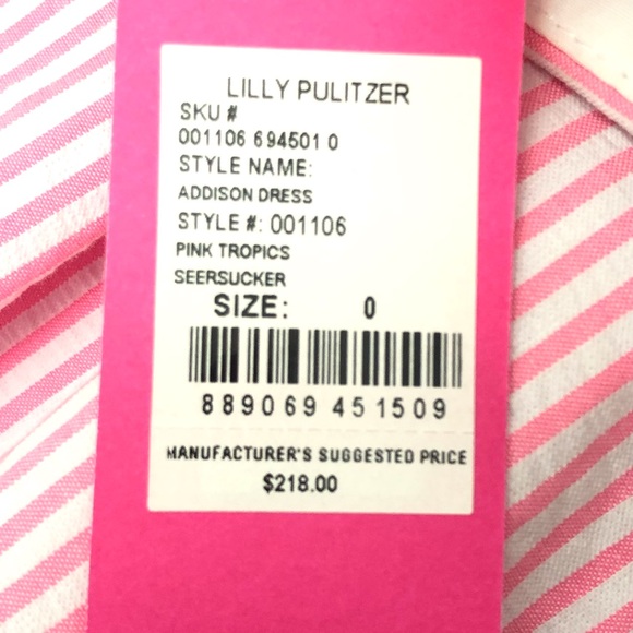 NWT Lilly Pulitzer Addison dress.  Purchase for my daughter but too small. - Picture 10 of 11